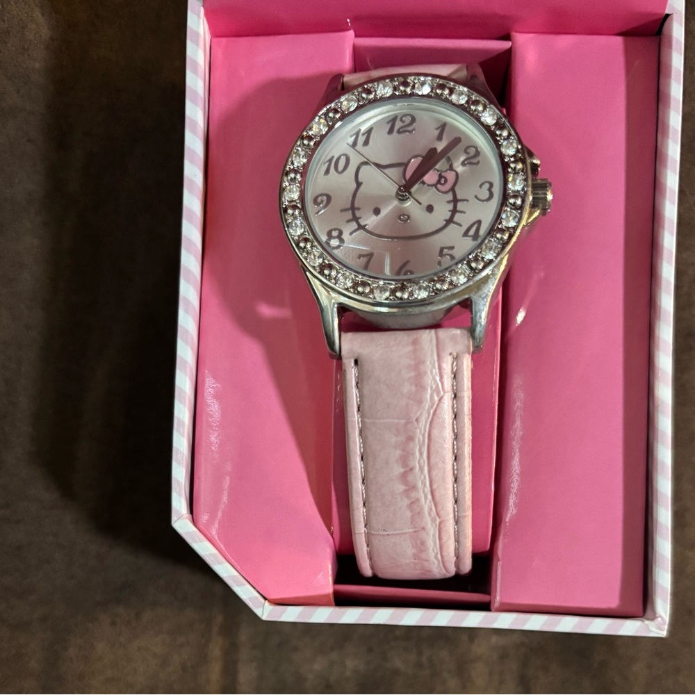 Hello Kitty Pink and Silver Watch